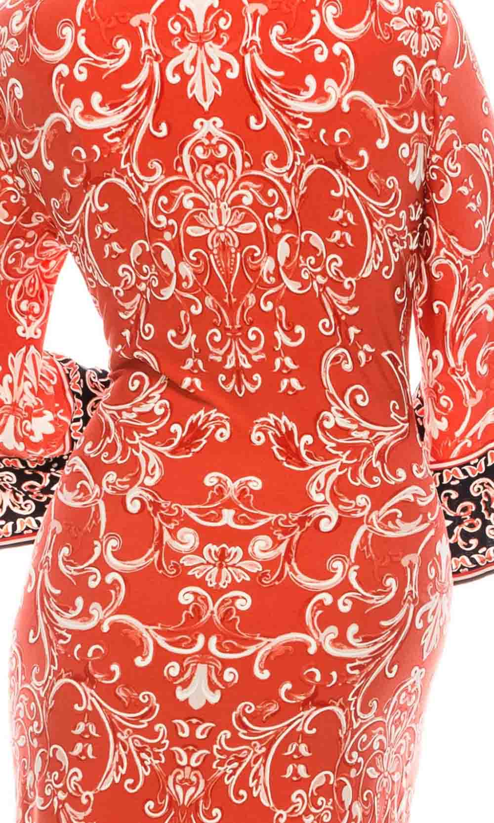 Sandra Darren - 73504 Printed Sheath Dress In Multi-Color