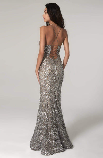 SCALA - 60080 Sequined Fit Trumpet Dress Prom Dresses