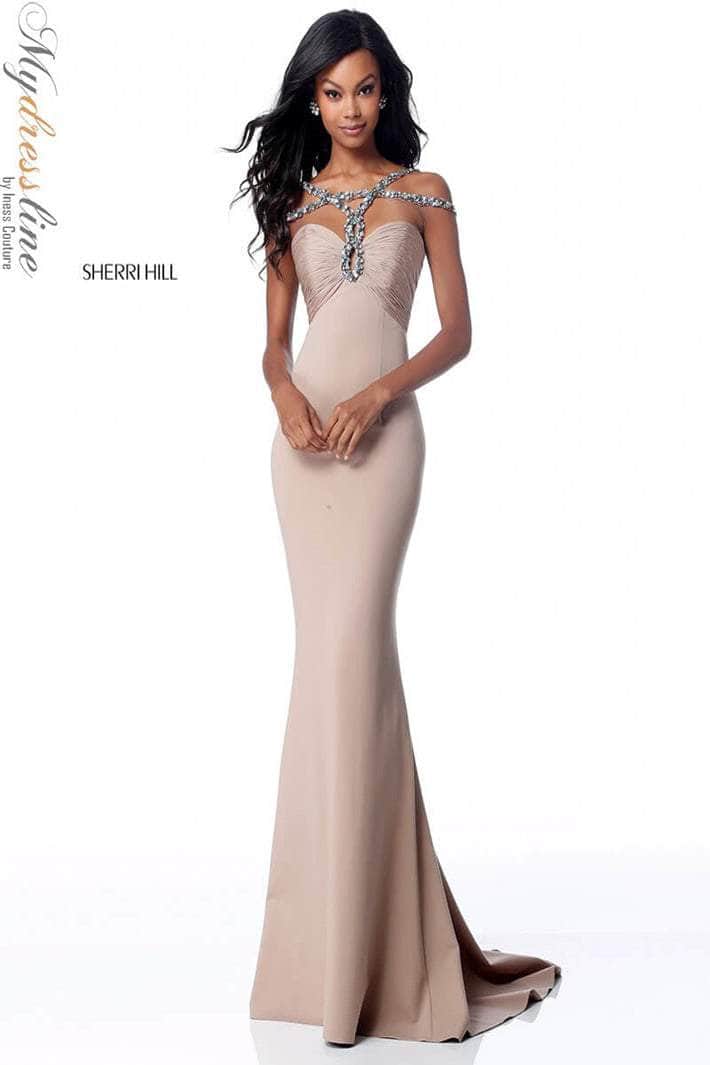 Sherri Hill 51776 - Beaded Strappy Evening Gown Special Occasion Dress 2 