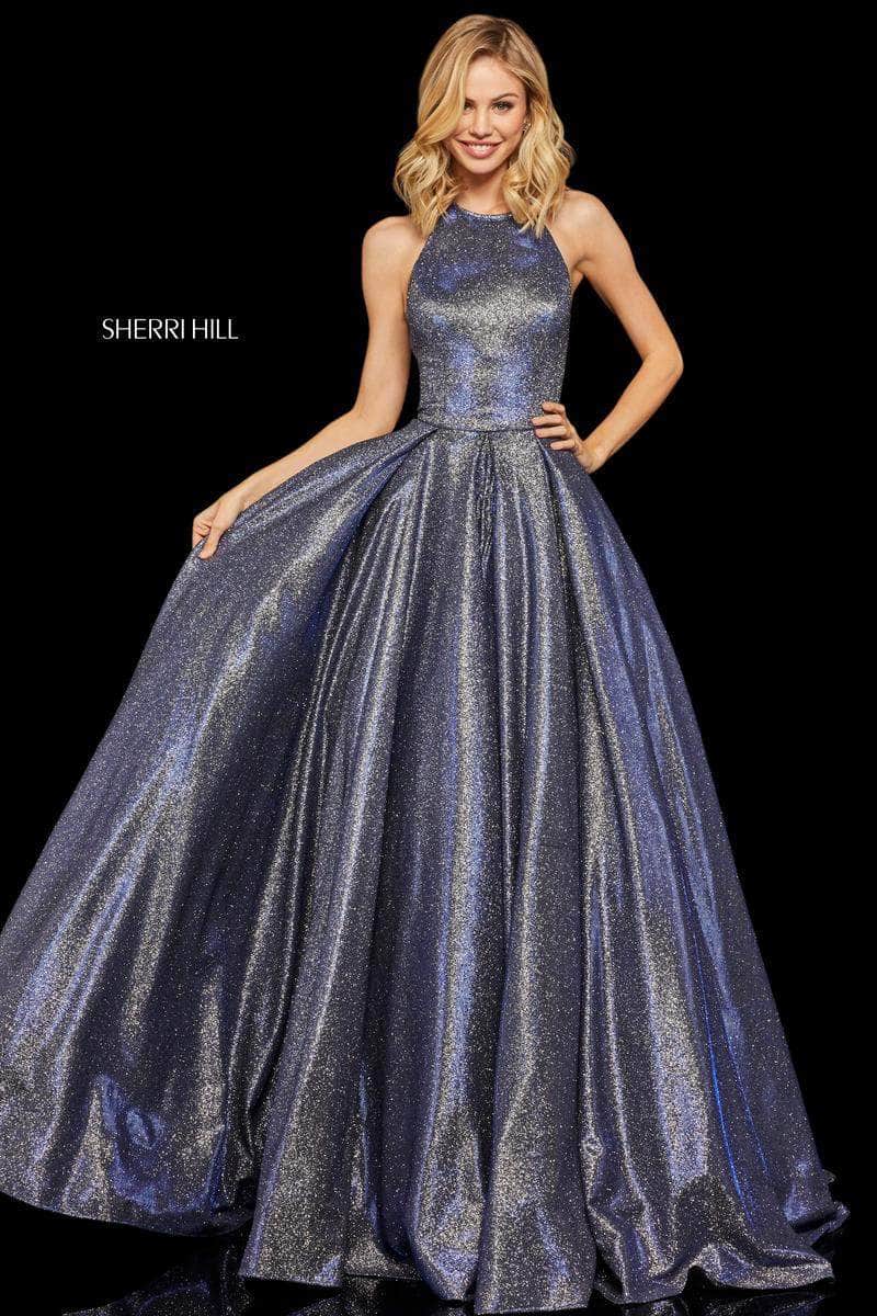 Sherri Hill 52964 - Glitter Halter Prom Dress Special Occasion Dress 0 