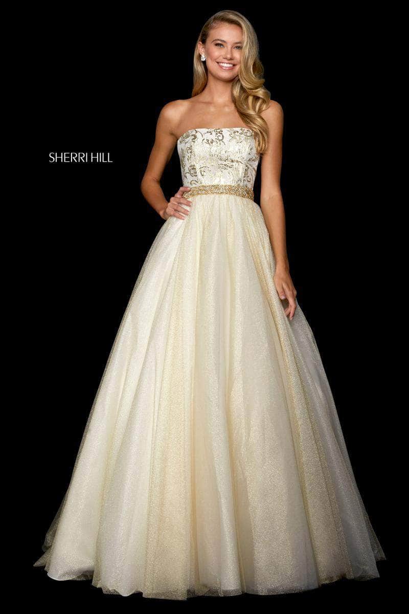 Sherri Hill 53256 - Brocade Bodice Prom Dress Special Occasion Dress 10 