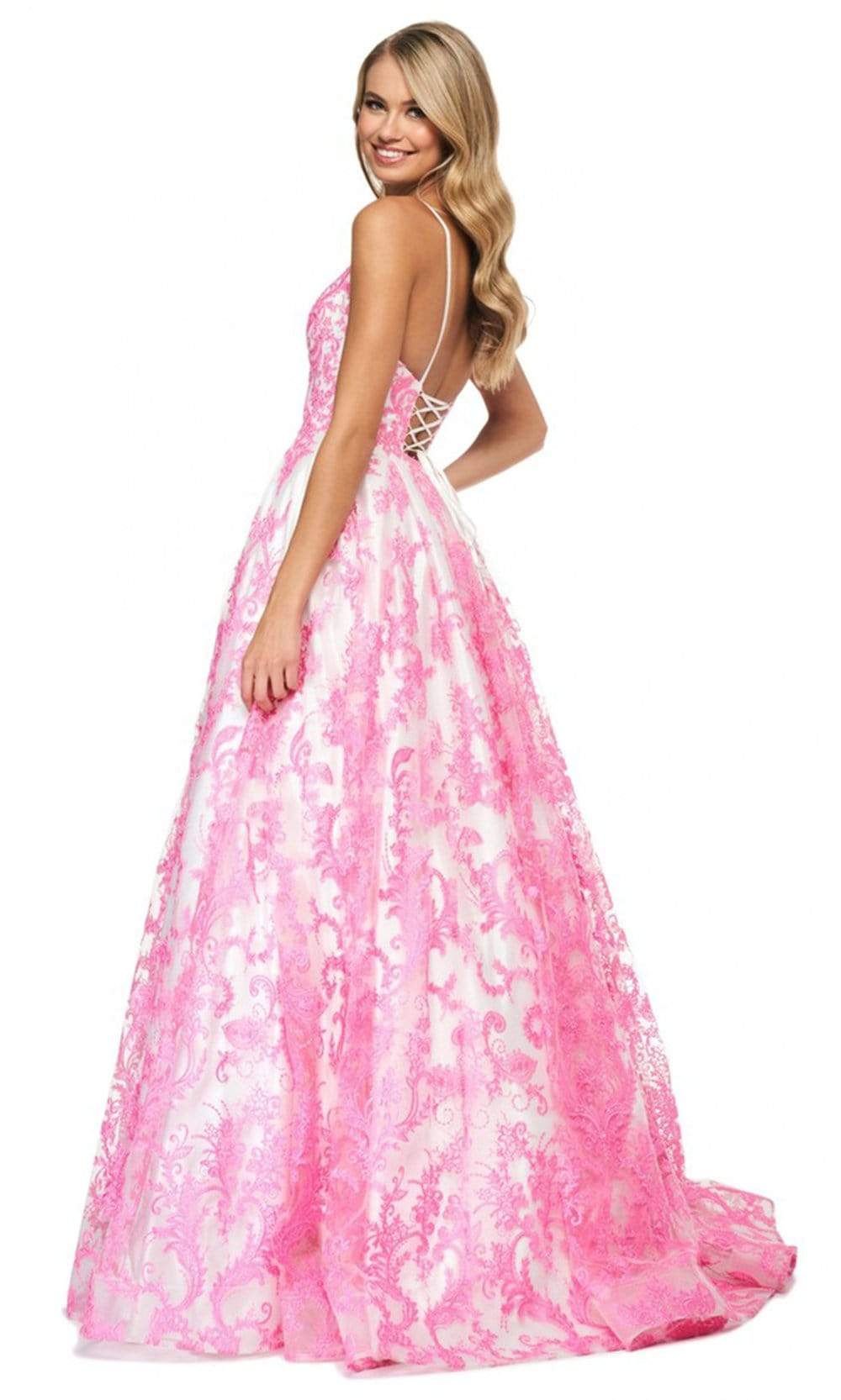 Sherri Hill - 53921 Embroidered Sweetheart Ballgown Prom Dresses