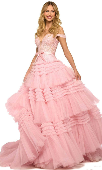 Sherri Hill 55309 - Off Shoulder Prom Dress Prom Dresses