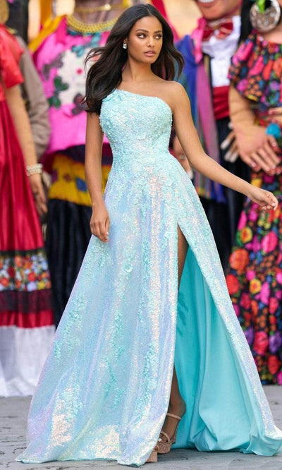 Sherri Hill 55342 - One Sleeve A-Line Prom Gown Prom Gown