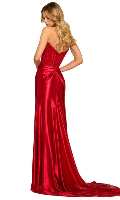 Sherri Hill 55419 - Corset Prom Dress with Slit Special Occasion Dress