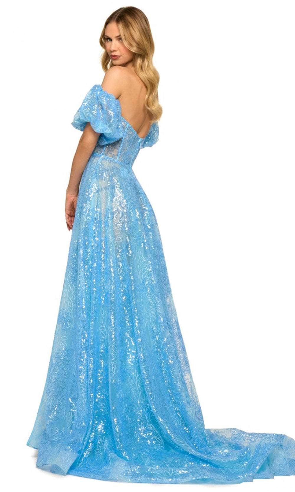 sherri hill light blue sequin dress Sherri Hill at shopfoxylady.com Sherri Hill 54865 Foxy Lady, Myrtle Beach SC, Prom, Pageant, Mother of the Bride, Bridal, Boutique wear