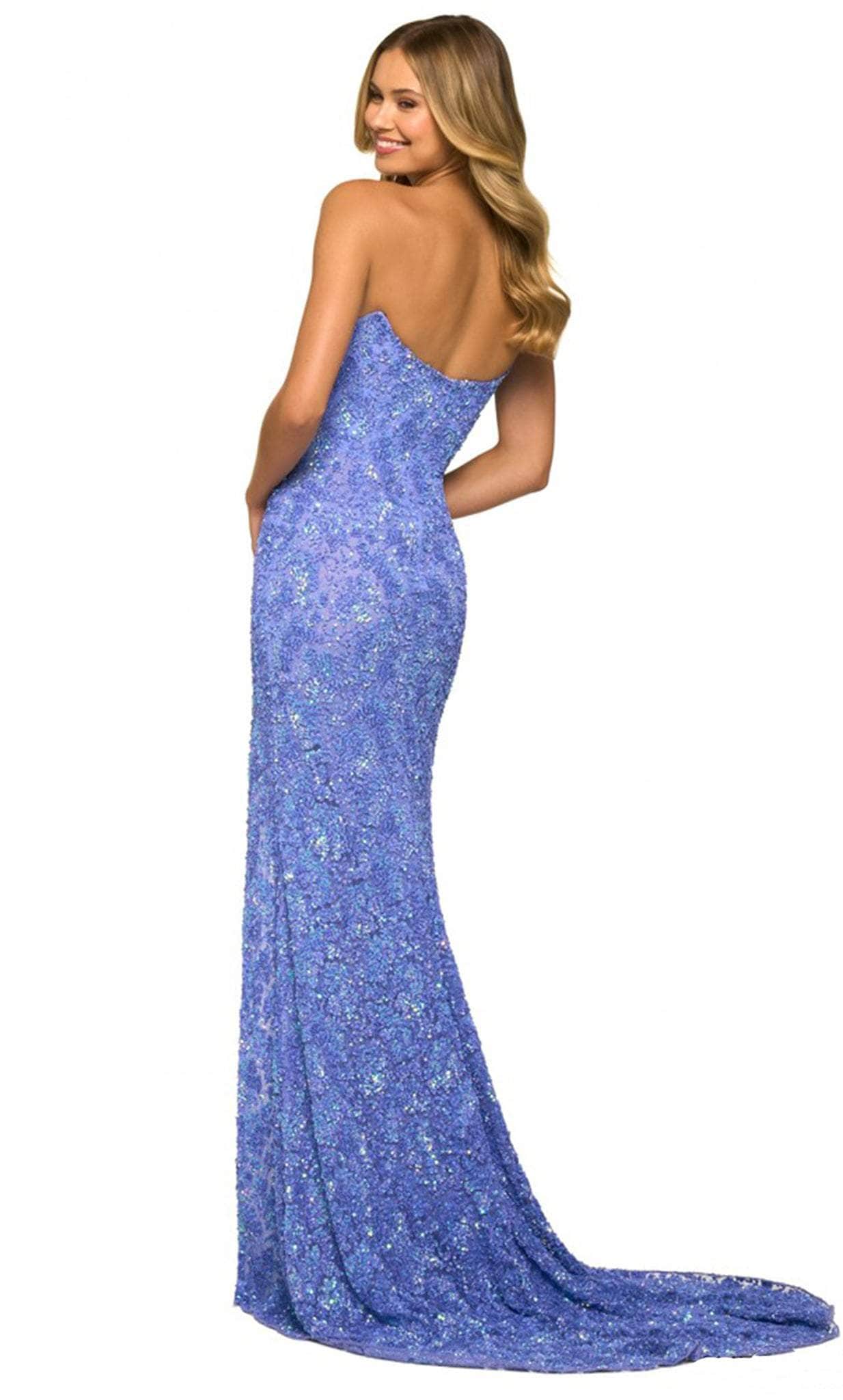 Sherri Hill 55448 - Sequin Strapless Evening Gown Evening Dresses