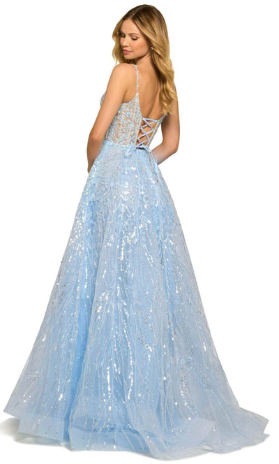 Sherri Hill 55532 - Sequined Lace Prom Gown Special Occasion Dress