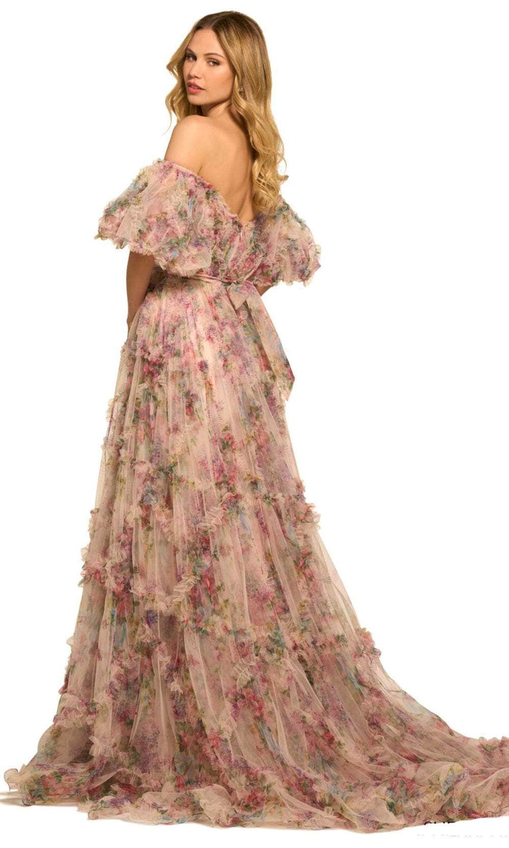 Sherri Hill 55541 - Sweetheart Floral Print Prom Gown Prom Gown