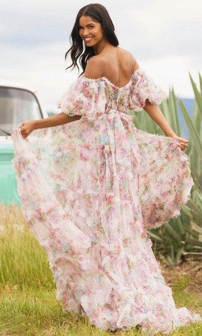 Sherri Hill 55541 - Sweetheart Floral Print Prom Gown Prom Gown