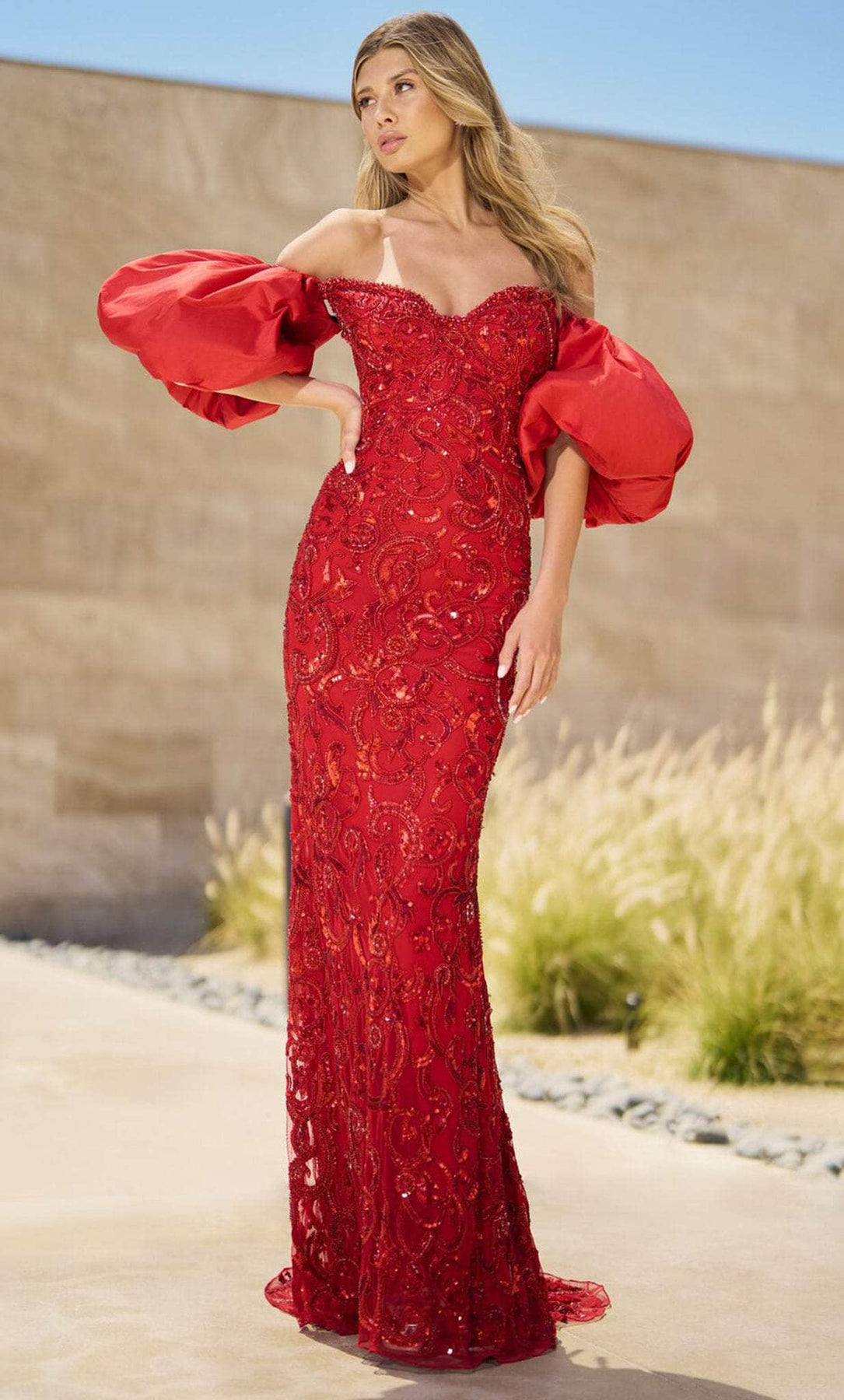 sherri hill red long sleeve dress Sherri Hill 55294 Miss Priss Prom and Pageant store, Lexington, Kentucky, largest selection of Sherri Hill prom gowns