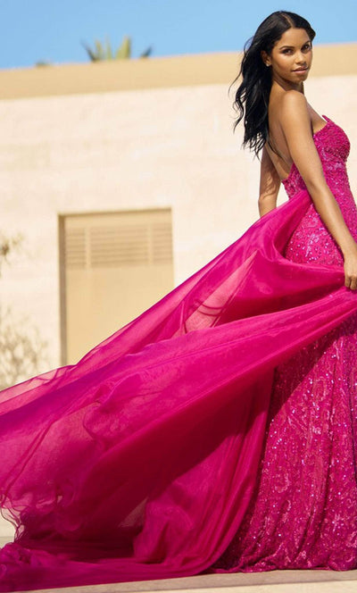 Sherri Hill 55940 - Beaded Embellished Strapless Evening Gown Evening Dresses