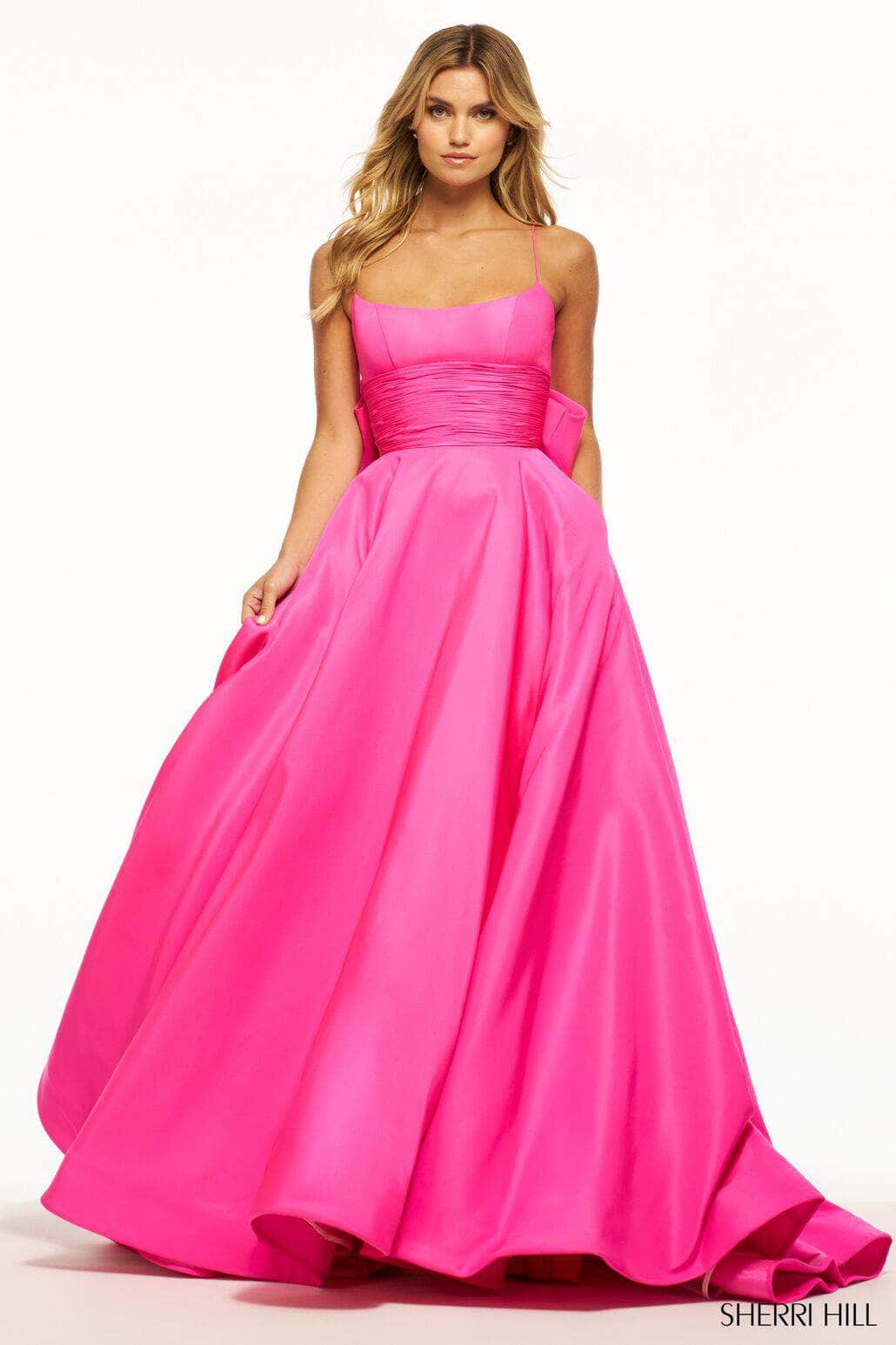 Sherri Hill 55996 - Ruched Empire Ballgown Special Occasion Dress