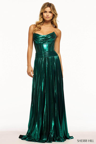 Sherri Hill 56020 - Cowl Corset Gown Special Occasion Dress