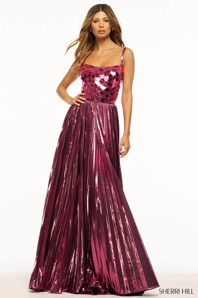 Sherri Hill 56030 - Scoop Cut Glass Gown Special Occasion Dress