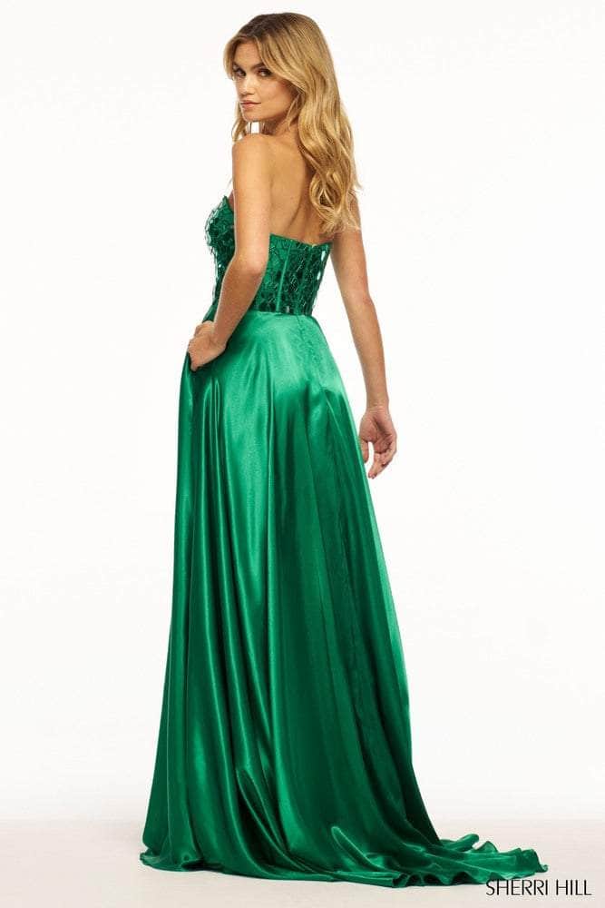 Sherri Hill 56041 - Corset Bodice Cut Glass Embellished Gown Special Occasion Dress