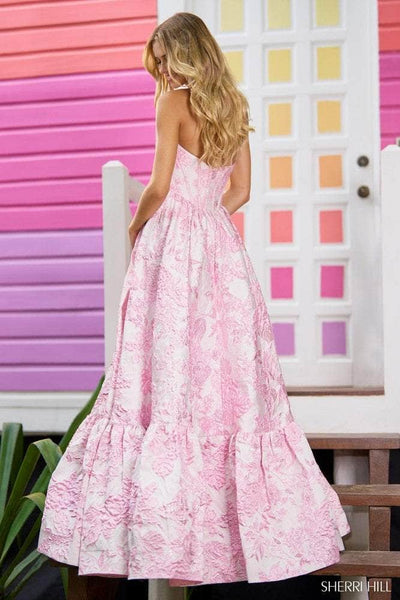 Sherri Hill 56055 - Corset Floral Ballgown Special Occasion Dress