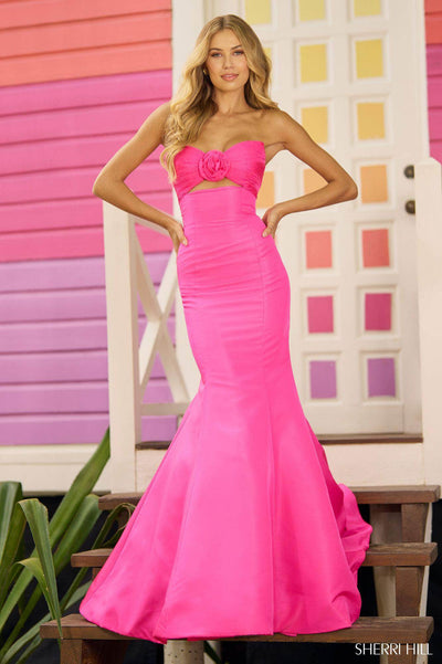 Sherri Hill 56058 - Sweetheart Cutout Mermaid Gown Special Occasion Dress