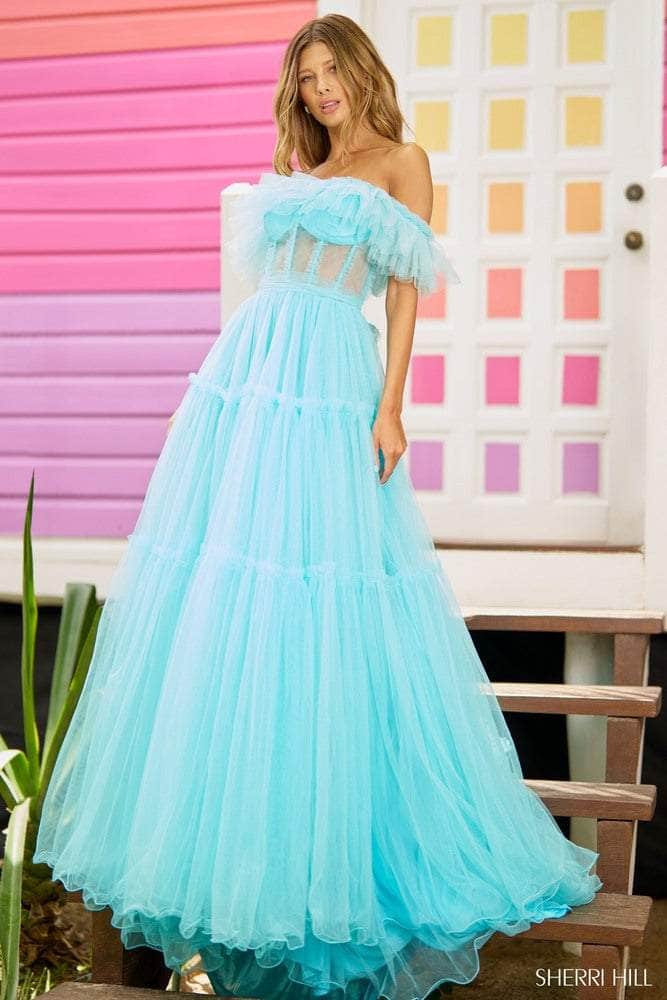 Sherri Hill 56068 - Corset Tiered Prom Dress Special Occasion Dress