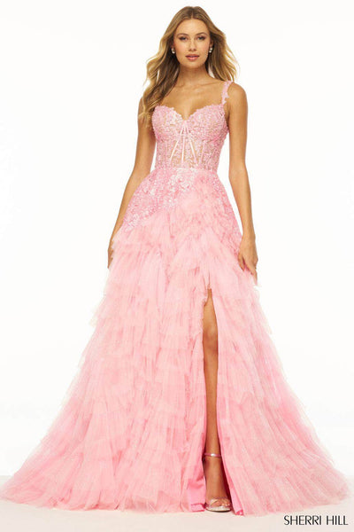 Sherri Hill 56070 - Sweetheart Ruffle Prom Gown Special Occasion Dress