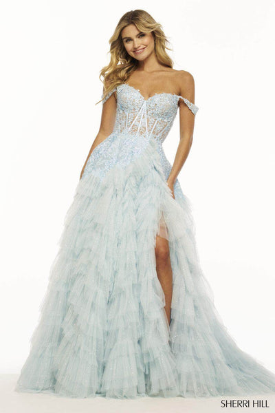 Sherri Hill 56070 - Sweetheart Ruffle Prom Gown Special Occasion Dress