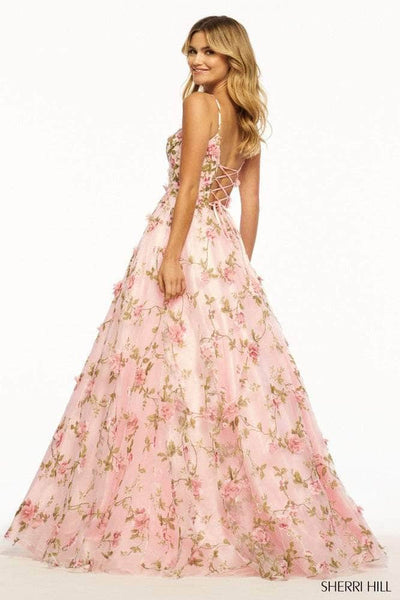 Sherri Hill 56107 - A-Line Floral Prom Dress Special Occasion Dress