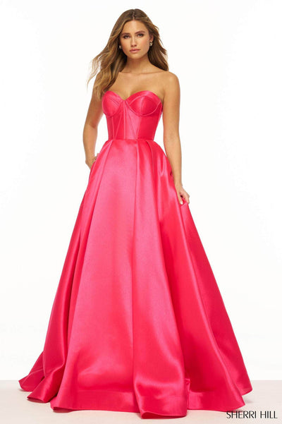 Sherri Hill 56133 - Strapless Mikado Gown Special Occasion Dress