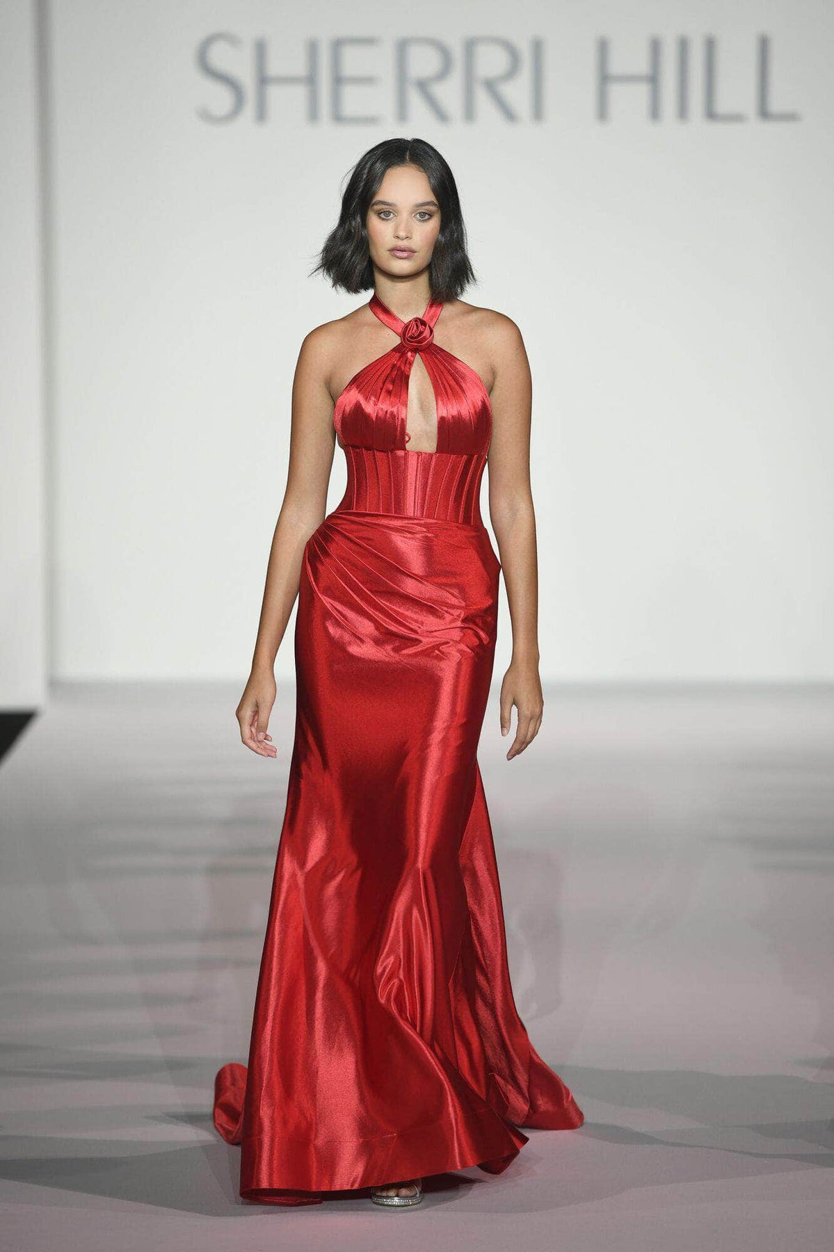 Sherri Hill 56167 - Long Silky Stretched Satin Mermaid Dress