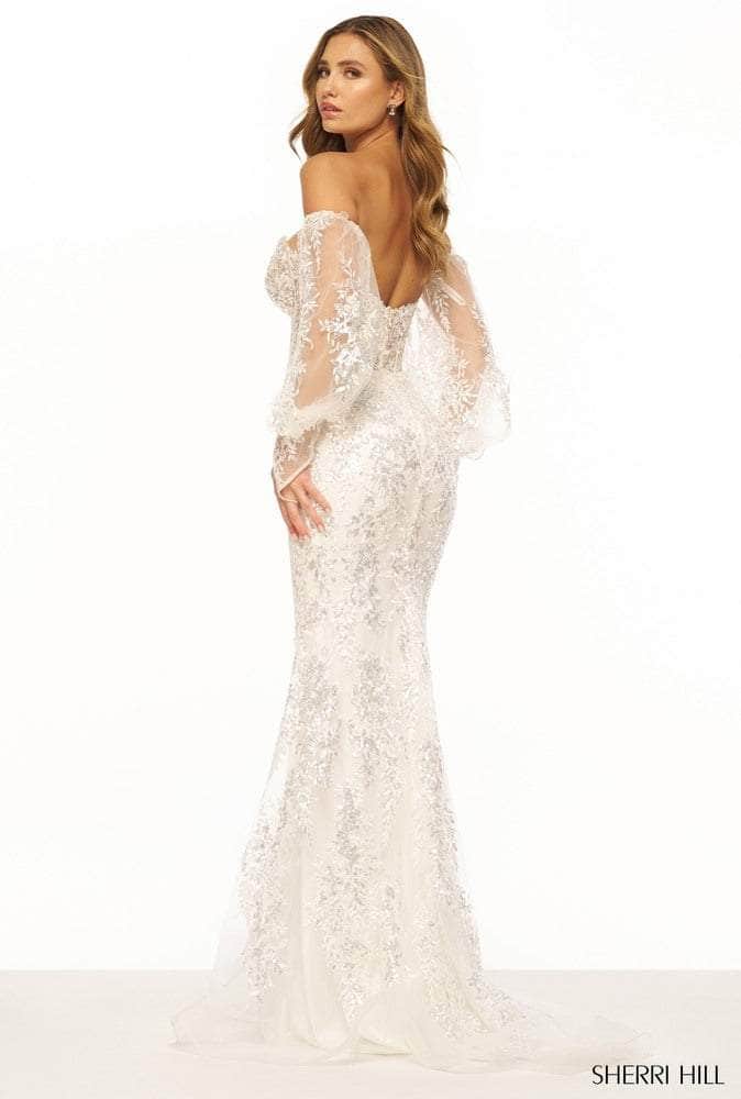 Sherri Hill 56177 - Sequin Lace Corset Evening Gown Special Occasion Dress
