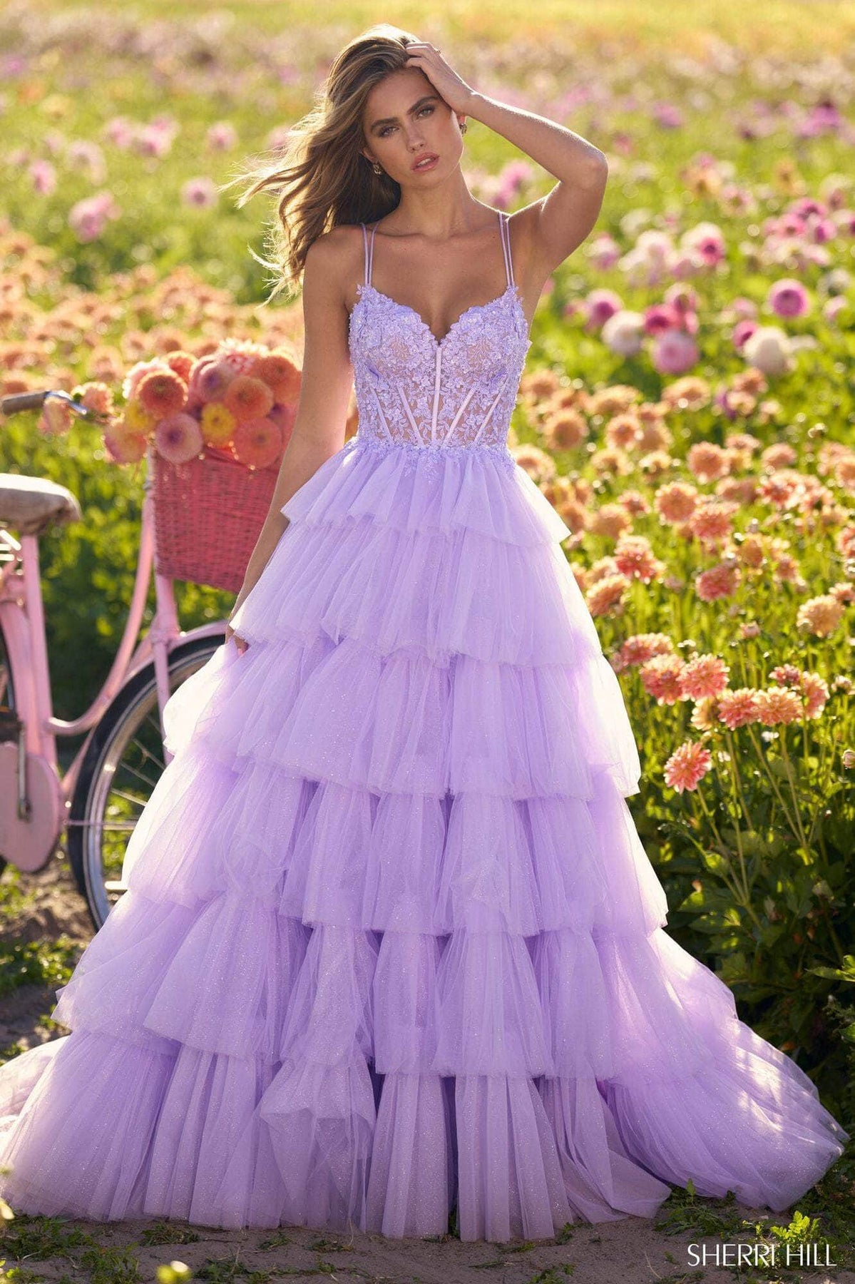 Sherri Hill 56192 - Corset Bodice Gown Sherri Hill 56192 - Corset Bodice Gown