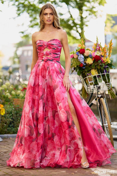 Sherri Hill 56241 - Sweetheart Floral Gown Special Occasion Dress