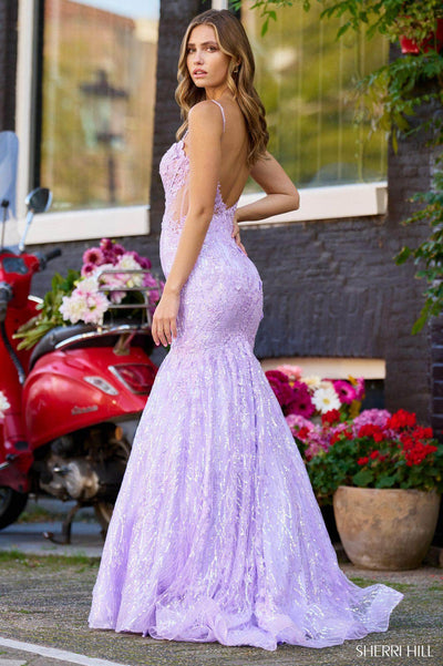 Sherri Hill 56313 - Floral Mermaid Prom Dress Special Occasion Dress
