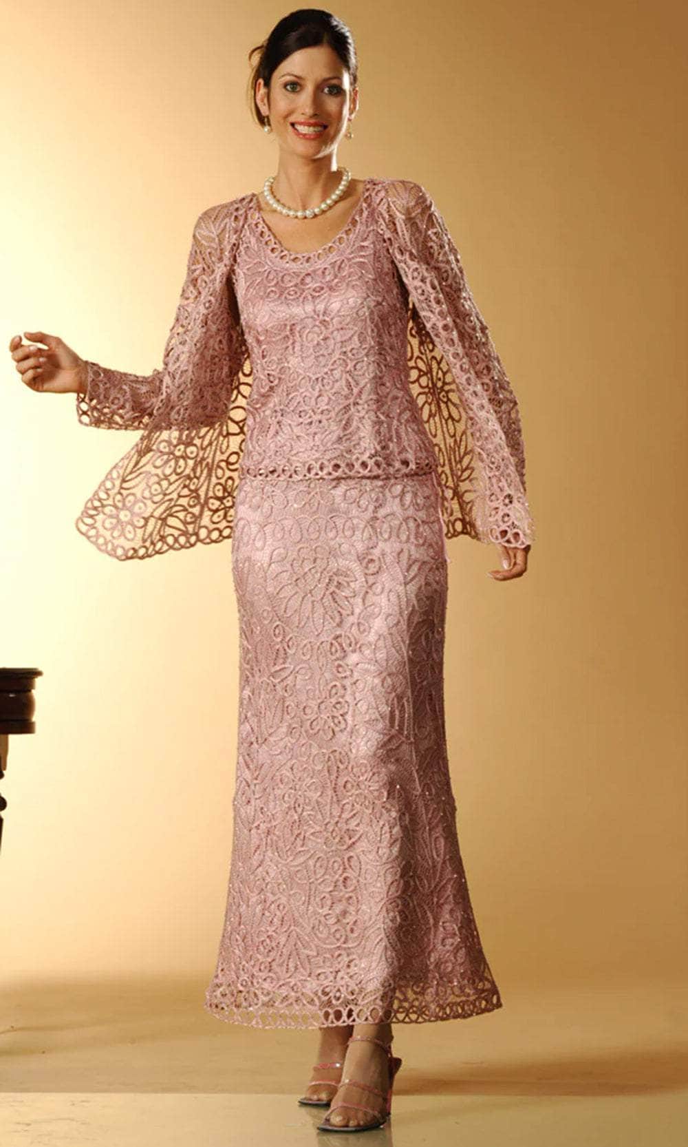 Soulmates C12551 - Signature Crochet Three Pieces Evening Gown Evening Dresses
