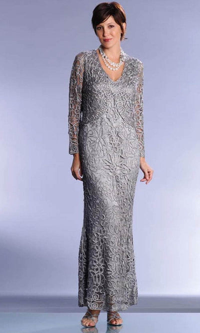 Soulmates C702 - Two Piece Illusion Lace Mother Of The Bride Dress Mother of the Bride Dresses