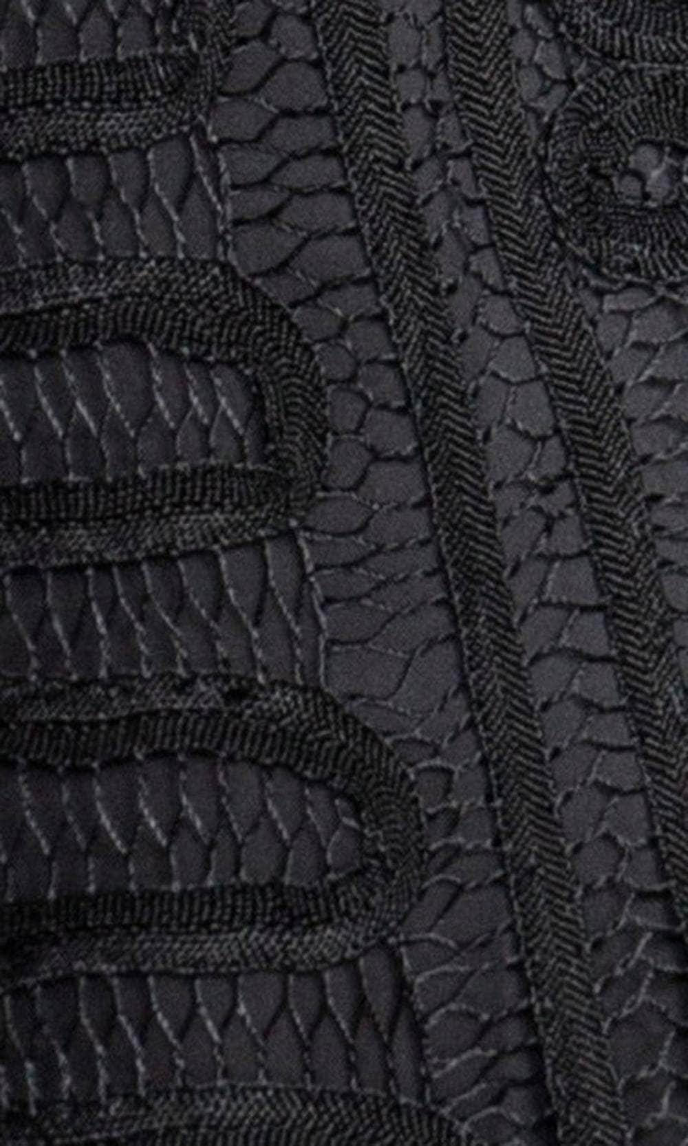 Soulmates D1305 - Hand Crochet Tank Dress Cocktail Dresses Black / S