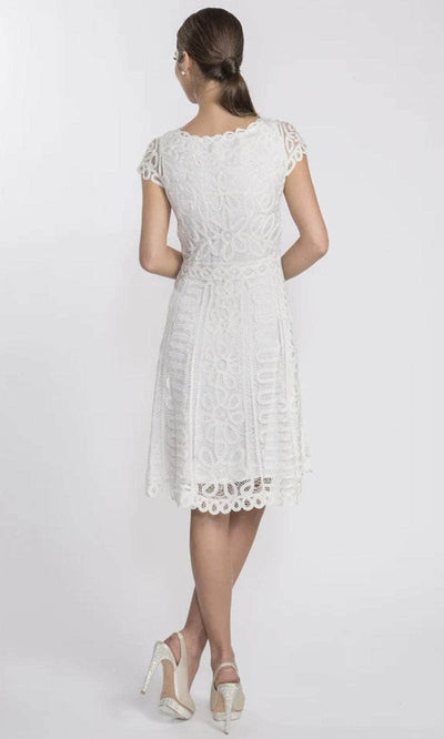 Soulmates D1319 - Hand Crochet Lace Wedding Party Bridal Shower Dress Cocktail Dresses