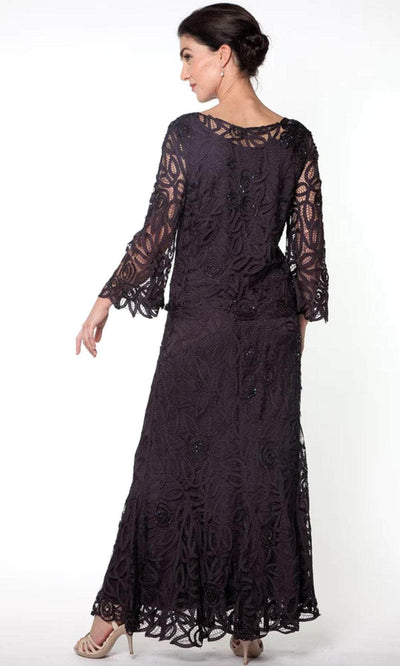 Soulmates D8785 - Bell-Sleeve Tunic Top And Skirt Mother of the Bride Dresses