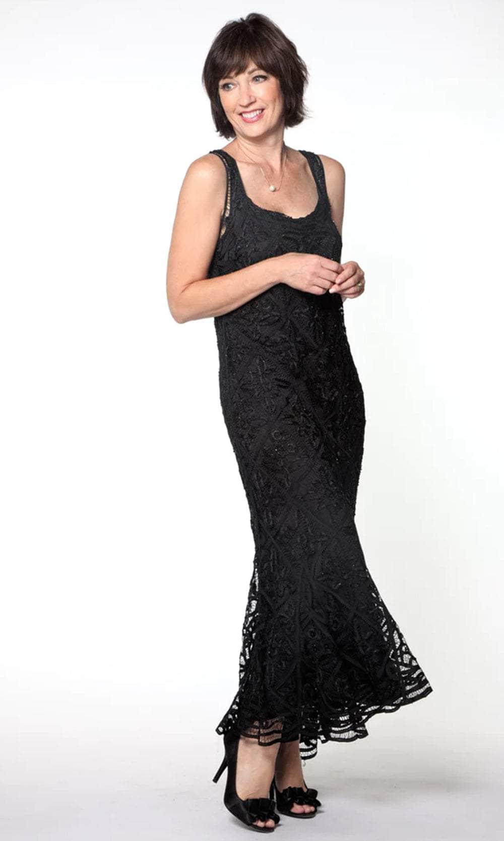 Soulmates D9124 - High-Low Beaded Evening Gown Mother of the Bride Dresses