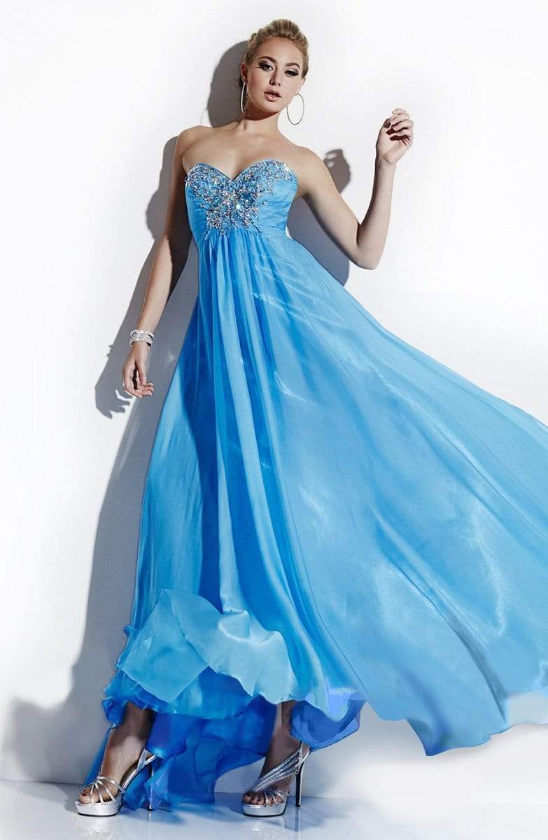 Studio 17 - 12508 Strapless Sparkling Sweetheart Empire Long Gown Special Occasion Dress