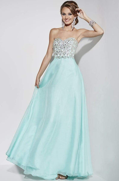 Studio 17 - 12578SC Sweetheart Layered A-Line Gown