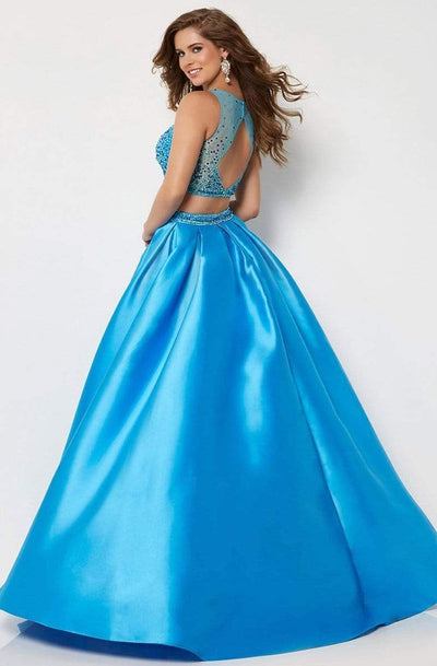 Studio 17 - 12657 Two-Piece Adorned Illusion Jewel Ballgown Special Occasion Dress