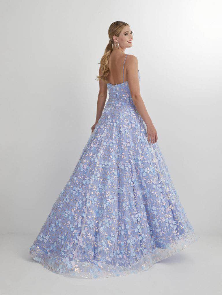 Studio 17 Prom 12898 - Floral Sleeveless Prom Gown Prom Gown