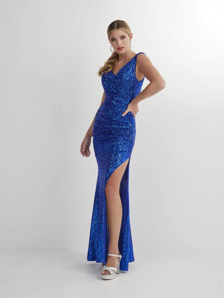 Studio 17 Prom 12903 - Sleeveless Sequin Prom Dress Special Occasion Dress
