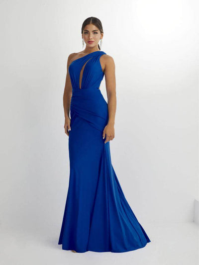 Studio 17 Prom 12905 - One Sleeve Trumpet Prom Gown Prom Gown 0 / Royal