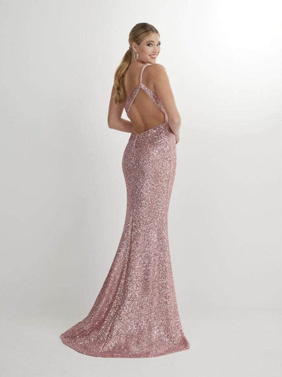Studio 17 Prom 12906 - One Sleeve Sequin Evening Dress Special Occasion Dress
