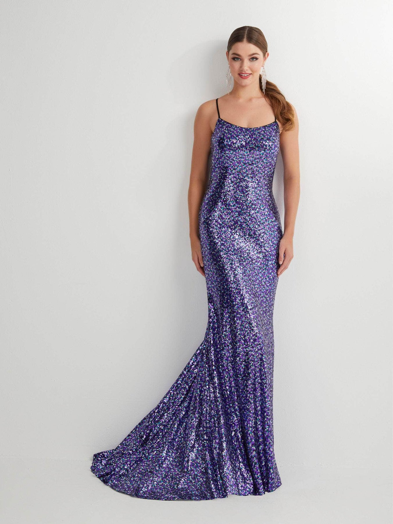 Studio 17 Prom 12914 - Sleeveless Scoop Neck Evening Gown Special Occasion Dress
