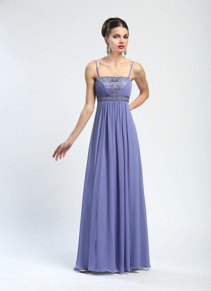 Sue Wong N4219 - Long Chiffon A-Line Dress