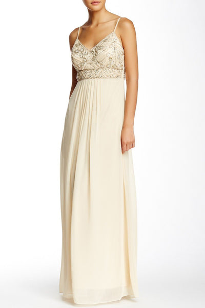 Sue Wong N5100SC Embellished Empire Chiffon Gown ADASA