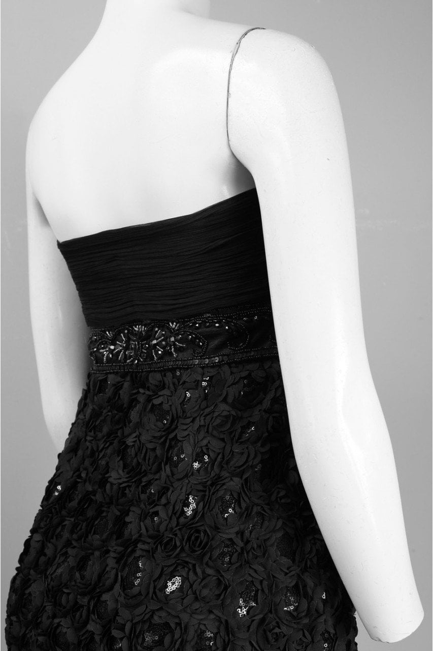 Sue Wong Strapless Rosette Empire Sheath Dress N3204 ADASA Sue Wong Strapless Rosette Empire Sheath Dress N3204 ADASA