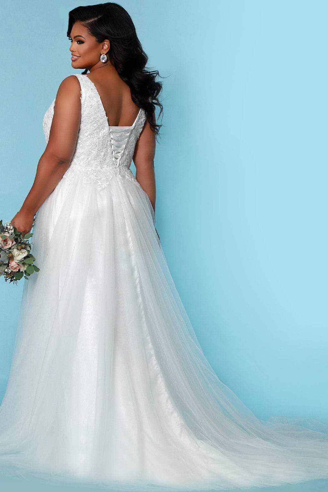 Sydney's Closet Bridal SC5270 - A-line Sleeveless Wedding Dress Special Occasion Dress